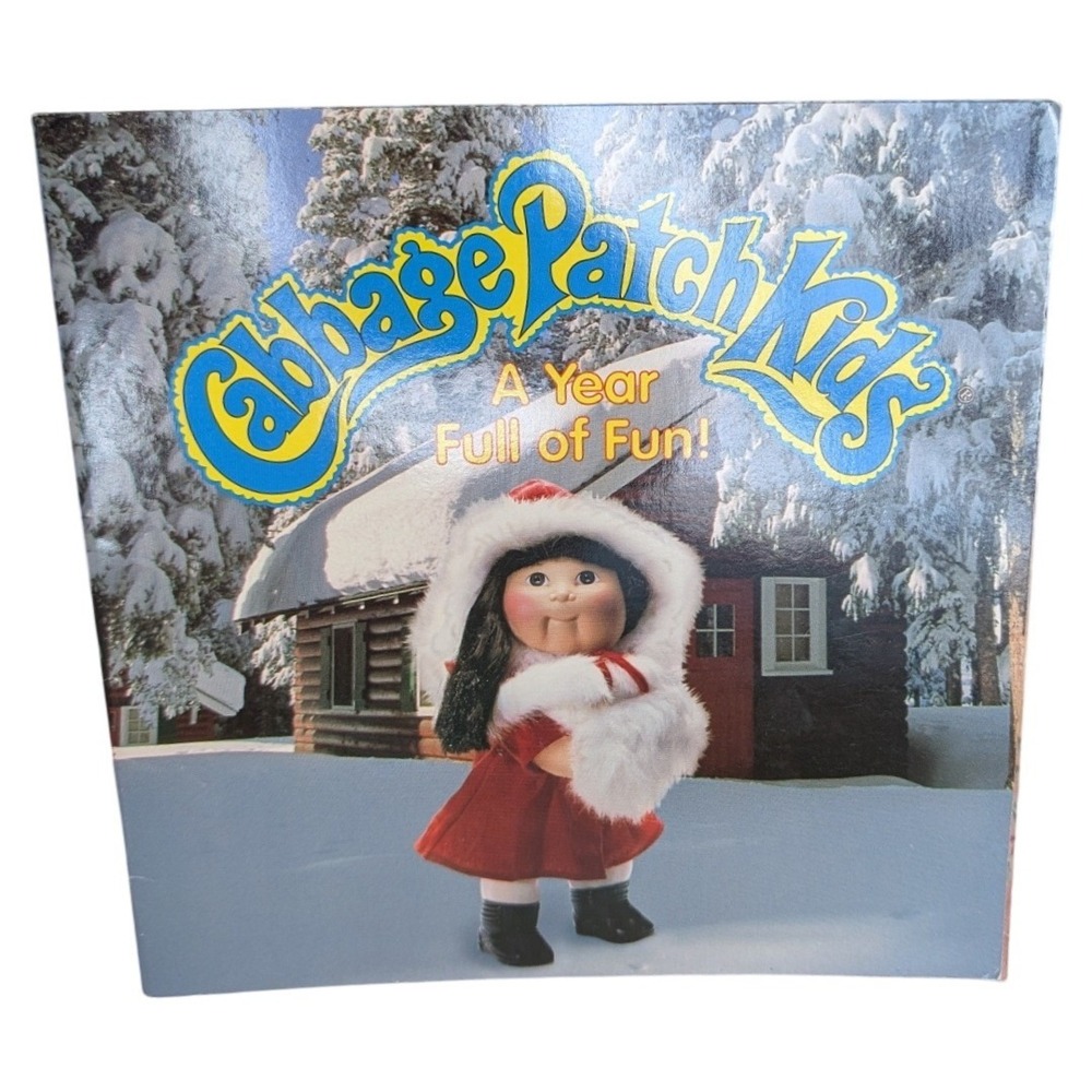 Vintage Cabbage Patch Kids A Year Full of Fun Book 80s Nostalgia Doll Storybook